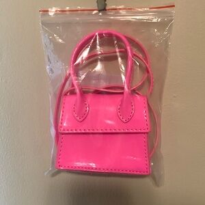 Small pink mini purse